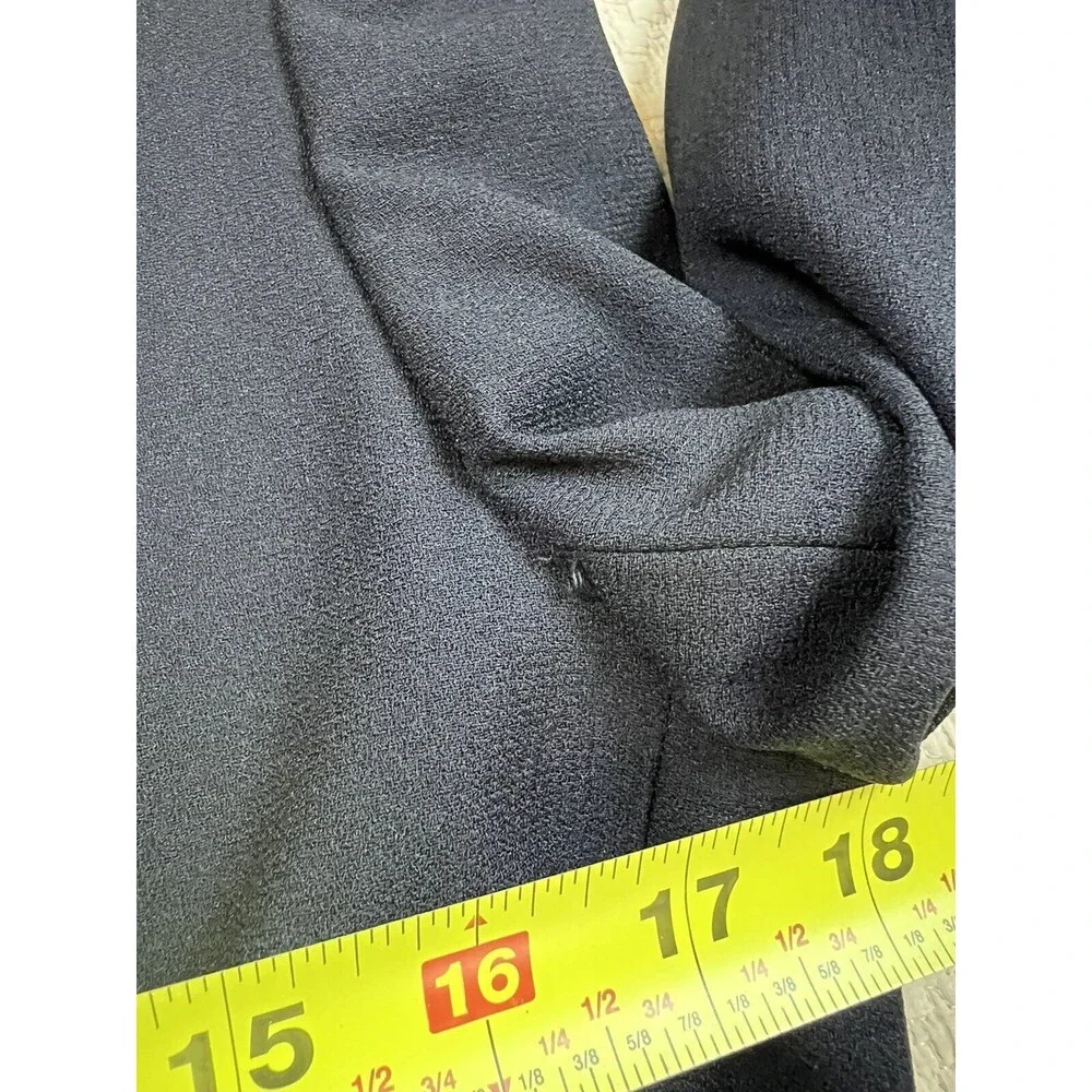 Casual Corner Jacket Victorian Inspired Button Front | Black | Women's 8P Petite